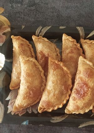 A picture of Shravan special sweet Puran Kadubu.