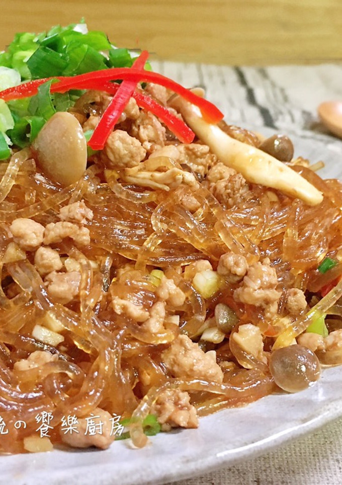 菇菇螞蟻上樹 的食譜成品照片