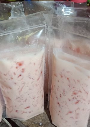 Foto resep Es lumut stoberi