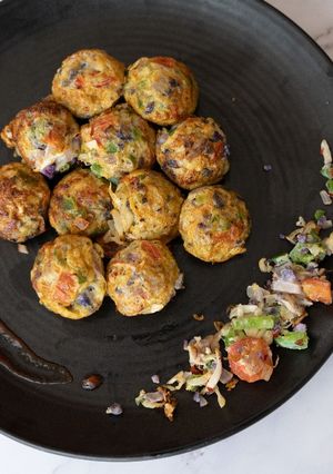 A picture of Cabbage Omelette.