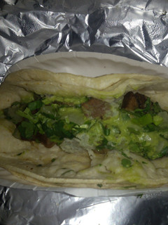 A picture of Beef tongue tacos.