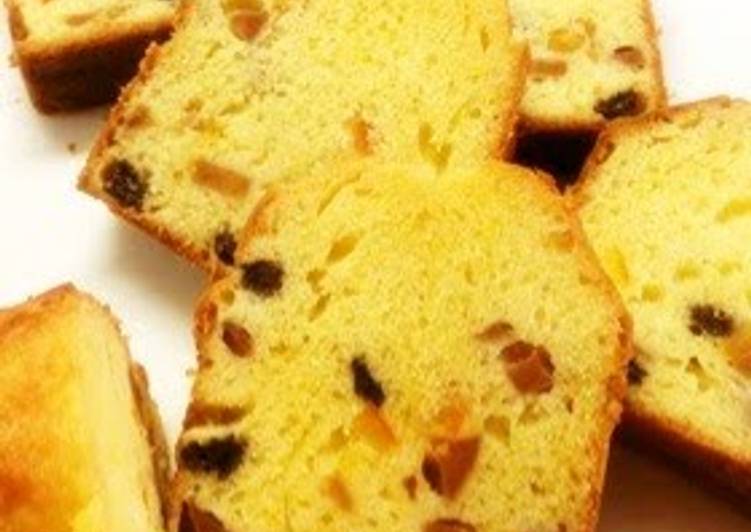 Recipe of Speedy Extravagant Fruit Pound Cake with Brandy