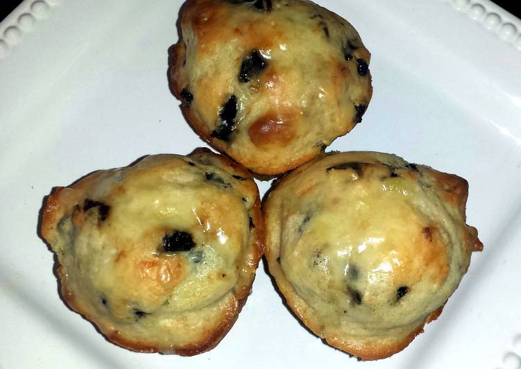 Steps to Make Ultimate Lu's cherry orange nut muffins