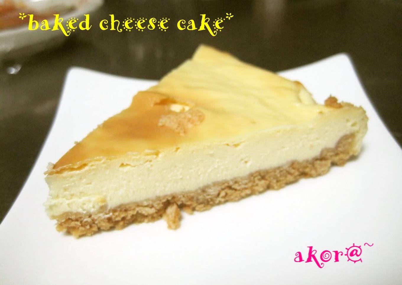 Easy Baked Cheesecake