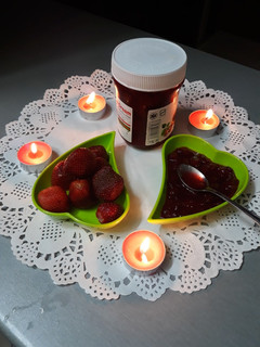 عکسی از دستور مربای توت فرنگی