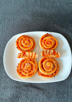 Fibriya keto pizzacsigák GM recept fotója