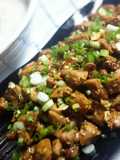 Chicken soy sauce with rice congee or plain rice soup