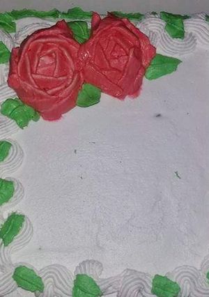 A picture of Ice cream cake.