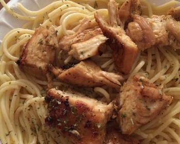 Easy Serving Recipe Sweet N Spicy Chicken with Garlic Butter Noodles Restaurant Style