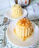 Flan de piña (vegano y alto en proteína)