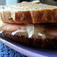 A picture of Turkey Reuben.
