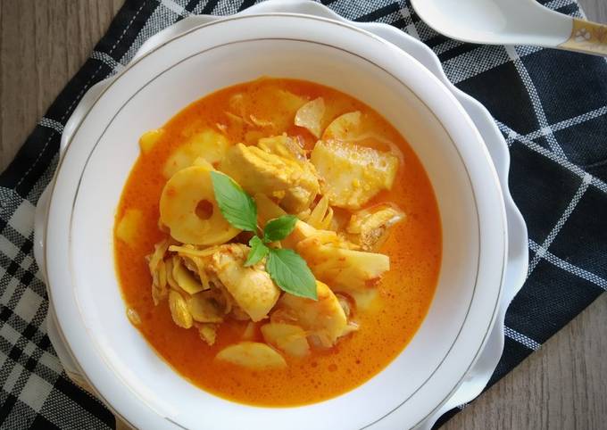 Resep Gulai Rebung ayam yang Lezat