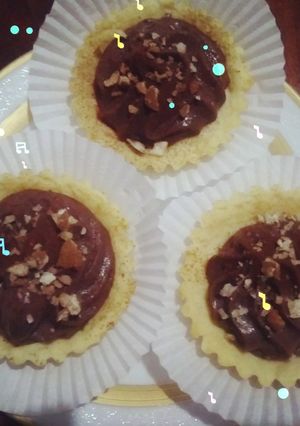 صورة لوصفة تارتولات بكريمة الشوكولا 🍫🍫😍