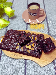 Foto resep Fudgy Brownies Kopi