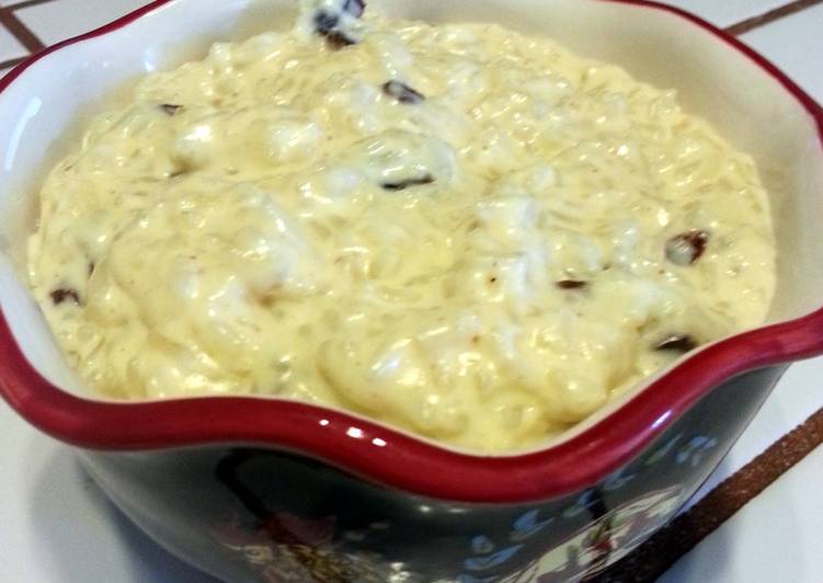 Recipe of Award-winning Perfectly Creamy Speedy Rice Pudding