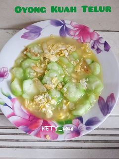 Foto resep Oyong / Gambas Kuah Telur