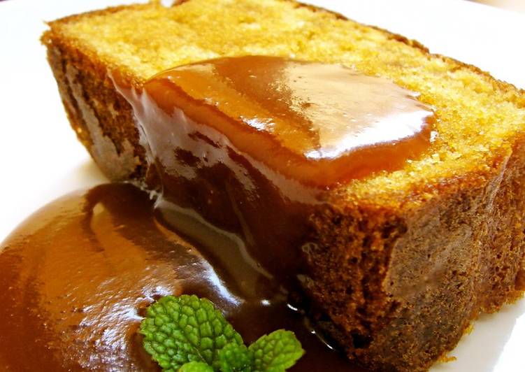 Steps to Prepare Any-night-of-the-week Easy Caramel Pancake Mix Pound Cake
