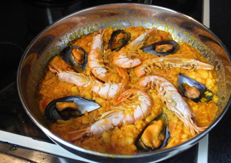 Arroz con judías de bote