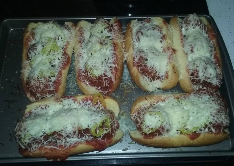 Easiest Way to Prepare Super Quick Homemade Meatball Subs