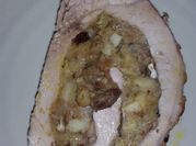 A picture of pork tenderloin baking dish