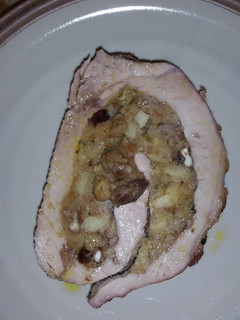 A picture of Stuffed pork tenderloin.
