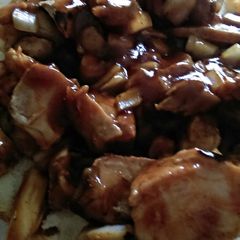 A picture of Cook Once, Eat Twice. BBQ Hot Open Sandwiches.