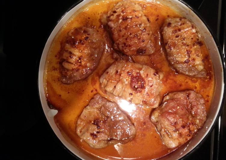 Recipe of Ultimate Limey Spicy Pork Chops