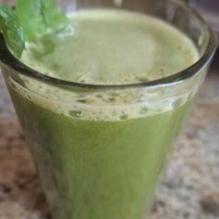 A picture of Bottle gourd mint juice (detox drink).
