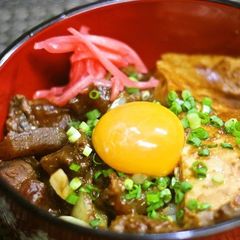 A picture of B-Class Gourmet Food from Shinbashi, Tokyo! Beef Rice Bowl.