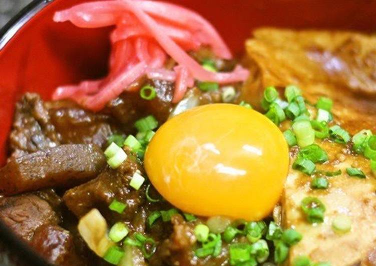 Easiest Way to Make Recipe of B-Class Gourmet Food from Shinbashi, Tokyo! Beef Rice Bowl