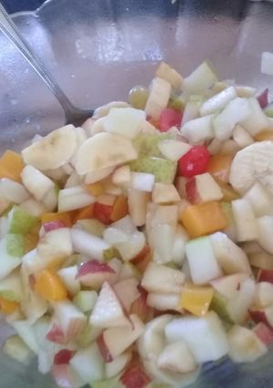 A picture of Fruit salad.