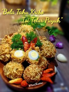 Foto resep Bola Tahu Kribo isi Telur Puyuh