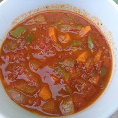 Tomato gravy A picture of Tomato gravy.