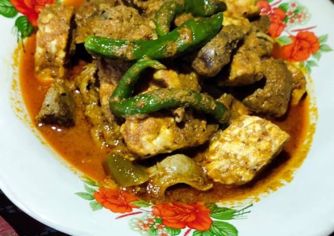 10. Rendang Ampela Tempe