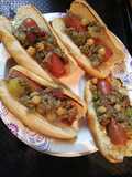 Green Chili-dogs