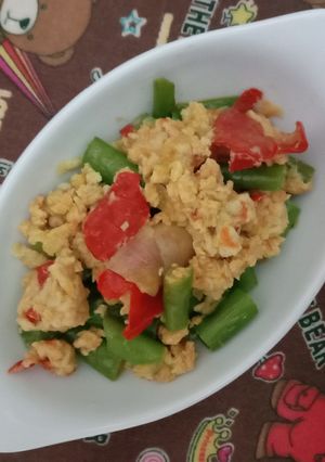 Foto resep Telur Acak Buncis