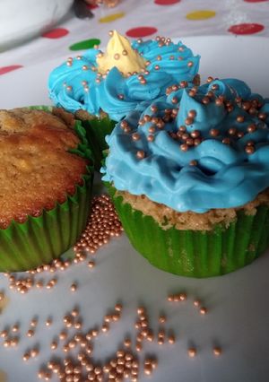 Una foto de Muffins de manzana y canela