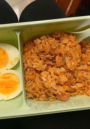 รูปของ ข้าวผัดปลากระป๋องยำ