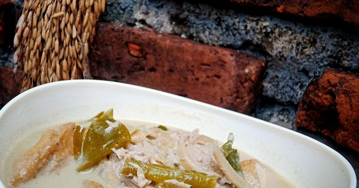 Sayur lodeh jantung pisang