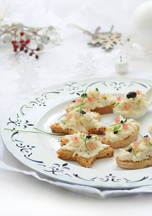 Foto di Crostini con baccalà mantecato