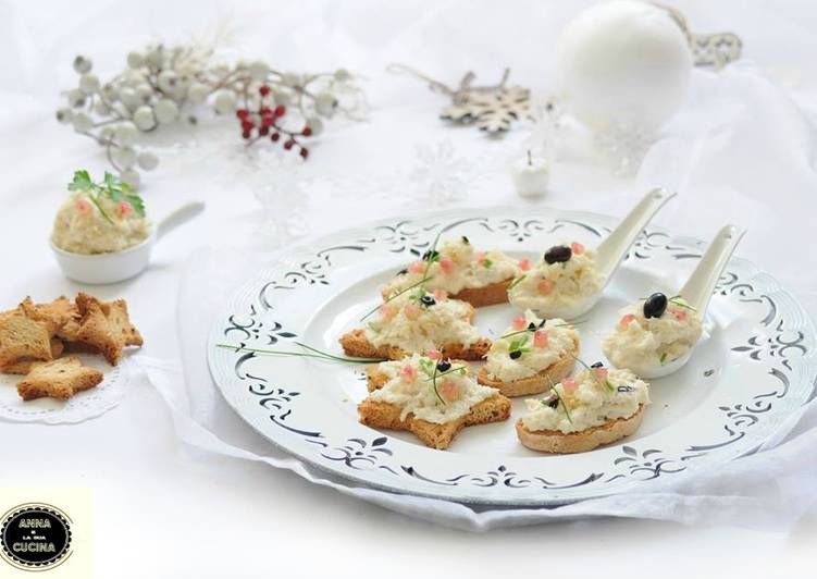 Crostini con baccalà mantecato