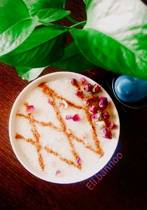 عکسی از دستور شیر برنج موزی 🍌🍚
