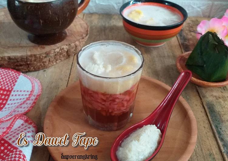 Resep 30. Es dawet tape ketan &amp; singkong, Enak