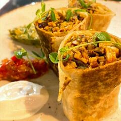 A picture of Soyabean rolls.