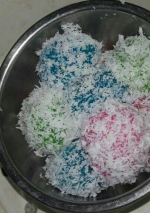 Foto resep Klepon warna warni❤