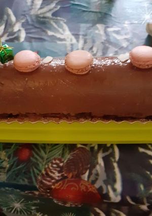 Une photo de Recette 12 - BÛCHE DE NOËL CHOCOLAT ORANGE 🍫🍊