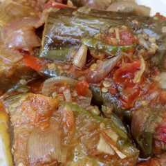 A picture of Terong masak sambel.