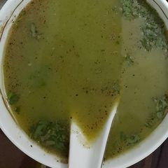A picture of Greens soup.