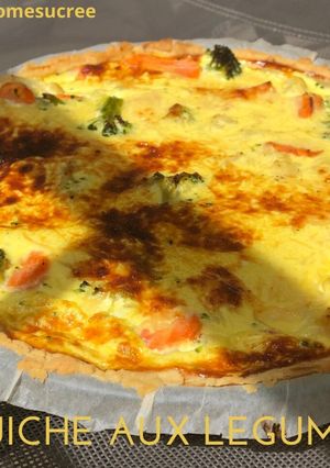 Une photo de Quiche aux légumes et emmental