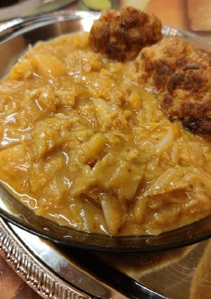 Kelkáposzta főzelék recept fotója